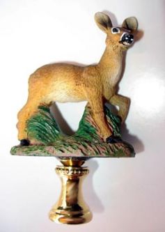 Mule Deer. 2 7/8" tall overall