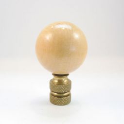 Lamp Finial Simple Natural Wooden Ball