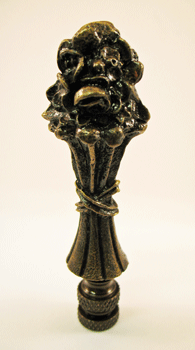 Finial:  Bunch of Flowers.  3 1/2" overall