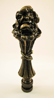 Finial:  Bunch of Flowers.  3 1/2" overall
