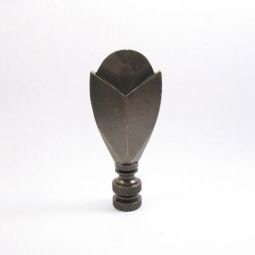 Lamp Finial:  Bronze "Prism"