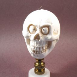 Lamp Finial:  Halloween Skull