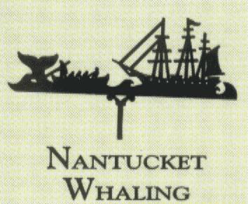 Nantucket Whaling Weathervane Finial (verdigris) green finish 4"x4"
