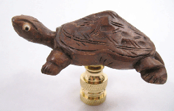 Carved Wood Sea Turtle. 3 "  X  2"