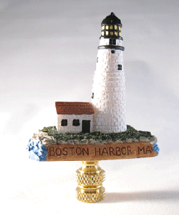 Finial:  Boston Lighthouse 3 1/2  overall