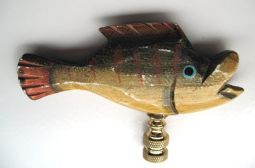 Painted Fish. 4 1/2 x 3" overall