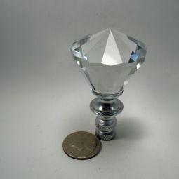 Crystal Prism Silver Hardware