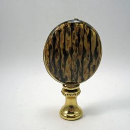 New Old Stock Large 2 3/4'' Solid Unfinished Brass Classical Urn Lamp Finial 