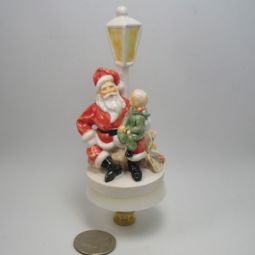 Lamp Finial Sebastian Collectable Chritmas Santa