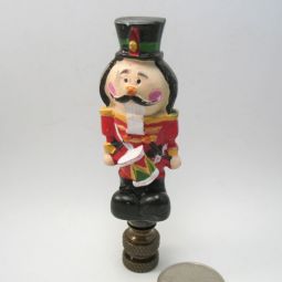 Lamp Finial Christmas Drummer Decoration