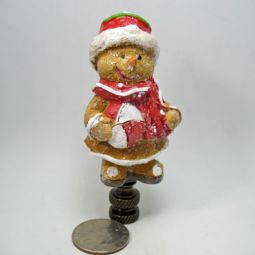Lenox Christmas Santa Porcelain Lamp Finial  ~ NEW in box 
