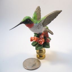 Lamp Finial Hummingbird in Flight