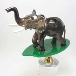 Lamp Finial Collectable Ceramic Elephant
