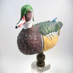 Lamp Finial Colorful Duck