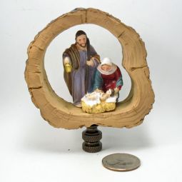 Lamp Finial Nativity