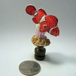 Lamp Finial Red Nemo Clown Fish