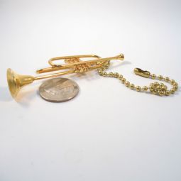 Lamp Finial Brass Trumpet Fan Light Pull