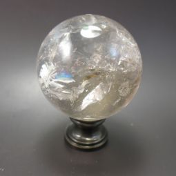 Lamp Finial Special Clear Quartz Ball