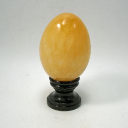 Lamp Finial Yellow Stone Egg