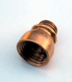 Thread Expander :Raw Brass  (nozzle) 1/8ip to 3/4ip