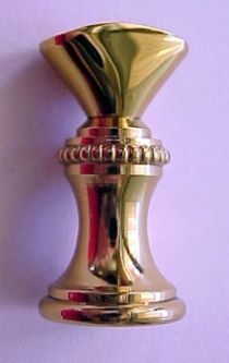Brass Finial Base Swivel Good for Prisms1 1/8 inches tall