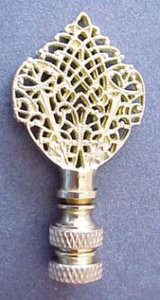 Fancy Filigree Lamp Finial 2 1/2 inches overall
