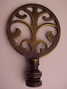 Finial:Tree Of Life Symbol. 3"overall