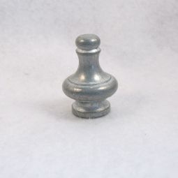 Lamp Finial:  Small Pewter Knob