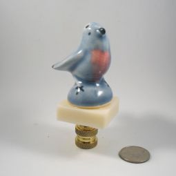 Lamp Finial Small Bluebird Vintage Salt Shaker