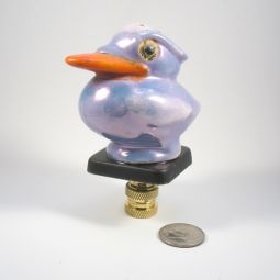 Lamp Finial Ceramic Bird Vintage