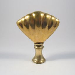 Lamp Finial Ceramic Gold Glaze Vintage