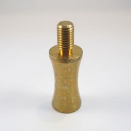 Lampshade Riser:  Solid Brushed Brass  1" riser