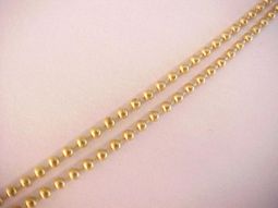 Small #3  Ball Chain Brass sold by the foot