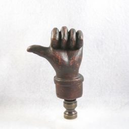 Lamp Finial:  Thumbs UP, Going My Way