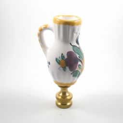 Lamp Finial Mini Pottery Jug Flower Decoration Vintage