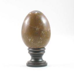 Lamp Finial:  Brown Jasper Egg