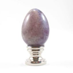 Lamp Finial:  Amethyst Egg