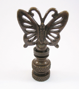 Finial: Small Butterfly 2" overall